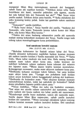 Banggai bible   new testament