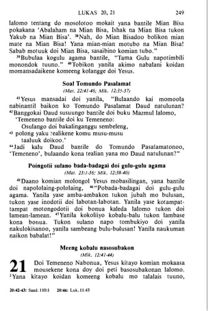Banggai bible   new testament