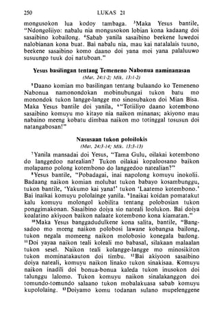 Banggai bible   new testament