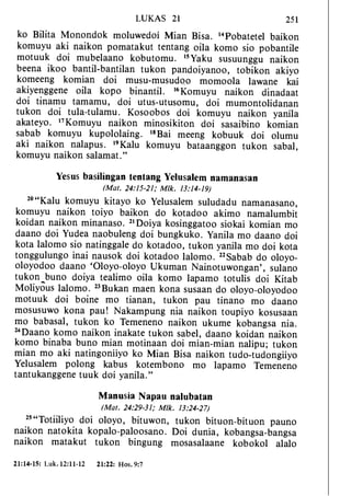 Banggai bible   new testament
