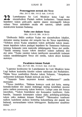 Banggai bible   new testament