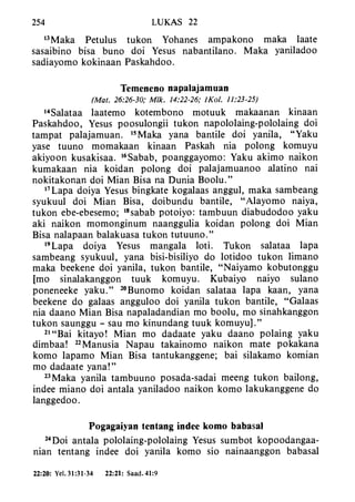 Banggai bible   new testament