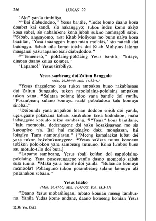 Banggai bible   new testament