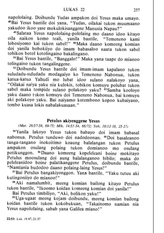 Banggai bible   new testament