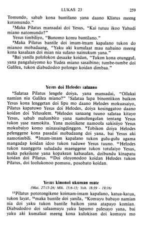 Banggai bible   new testament