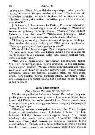 Banggai bible   new testament
