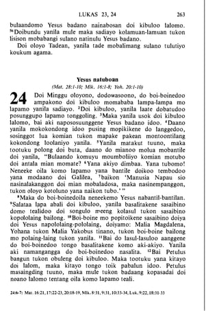 Banggai bible   new testament