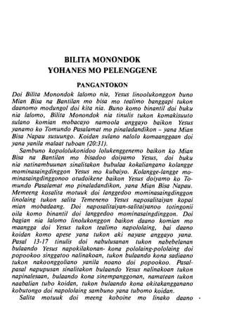 Banggai bible   new testament