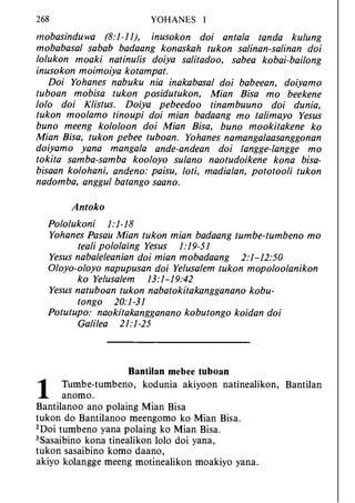 Banggai bible   new testament