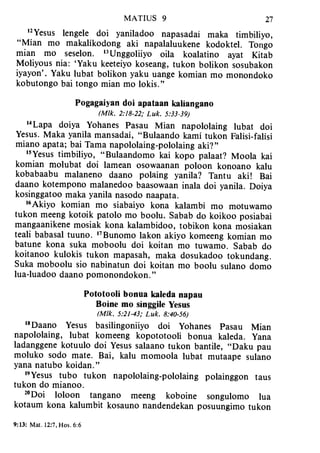 Banggai bible   new testament