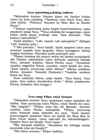 Banggai bible   new testament