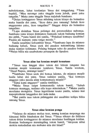 Banggai bible   new testament