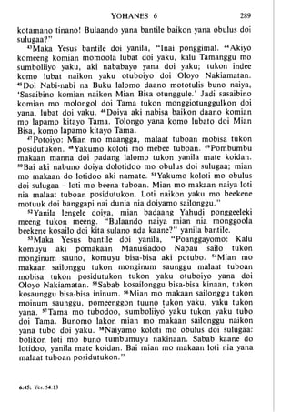Banggai bible   new testament