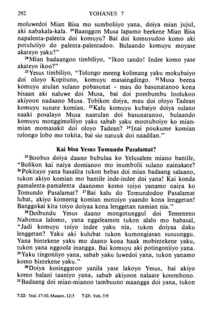Banggai bible   new testament