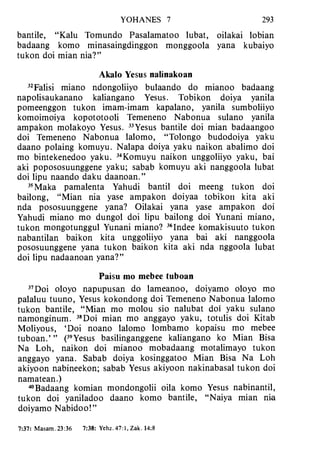 Banggai bible   new testament