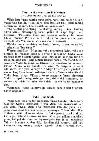 Banggai bible   new testament