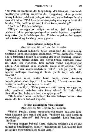 Banggai bible   new testament