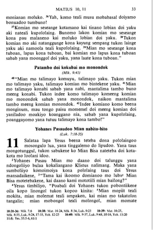 Banggai bible   new testament