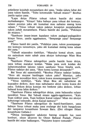 Banggai bible   new testament