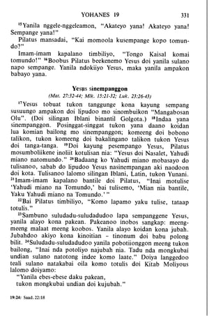 Banggai bible   new testament