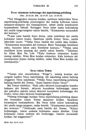 Banggai bible   new testament