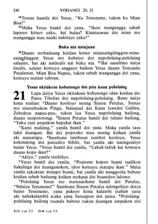 Banggai bible   new testament