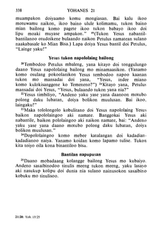 Banggai bible   new testament