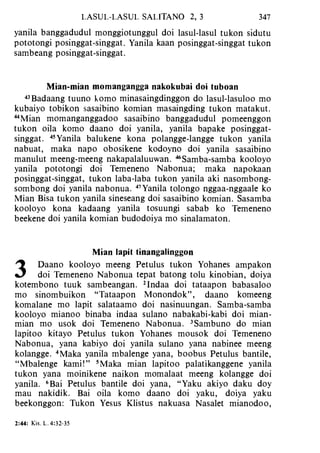 Banggai bible   new testament