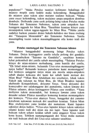 Banggai bible   new testament