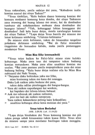 Banggai bible   new testament