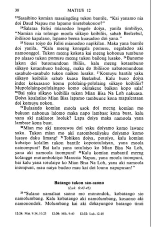Banggai bible   new testament