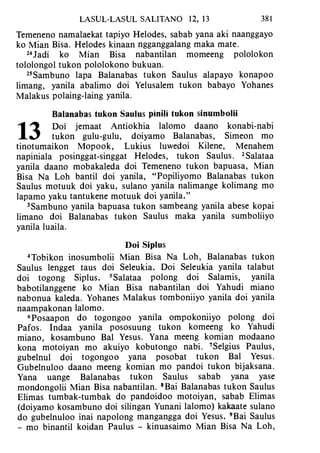 Banggai bible   new testament