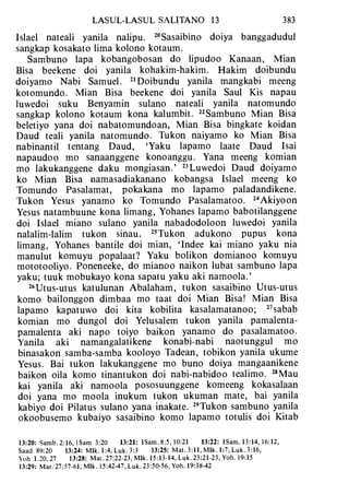 Banggai bible   new testament