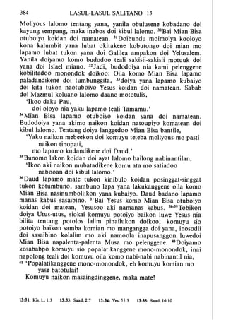 Banggai bible   new testament
