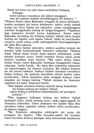 Banggai bible   new testament