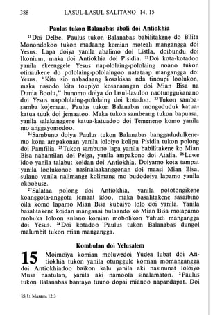 Banggai bible   new testament