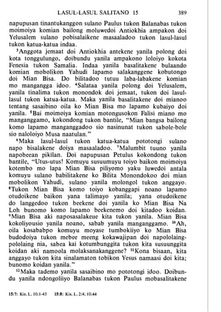 Banggai bible   new testament