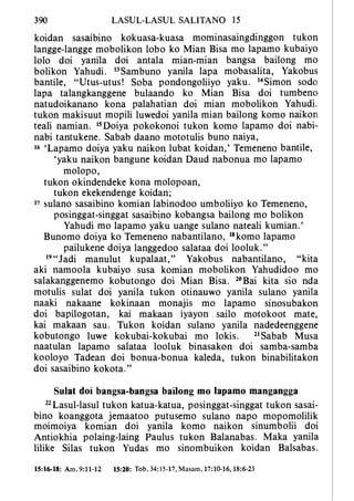 Banggai bible   new testament