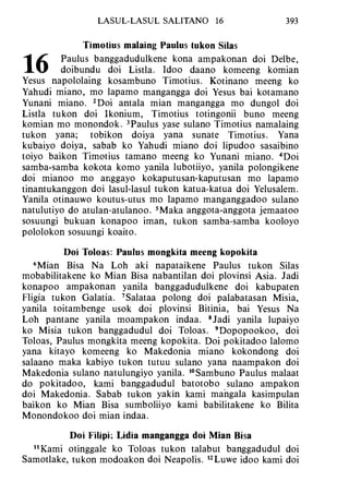 Banggai bible   new testament