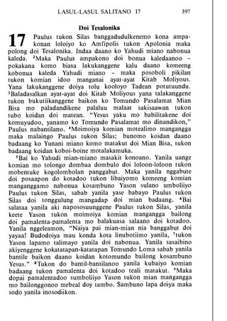 Banggai bible   new testament