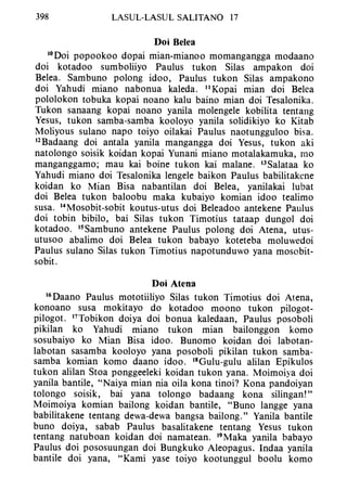 Banggai bible   new testament