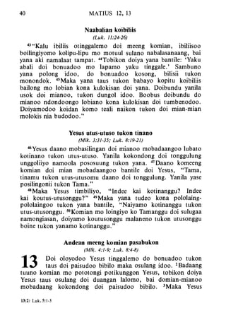 Banggai bible   new testament