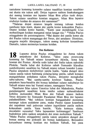 Banggai bible   new testament