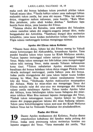 Banggai bible   new testament