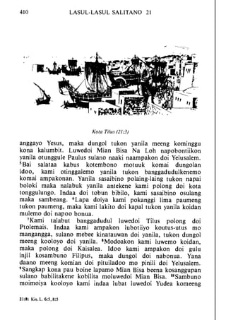 Banggai bible   new testament