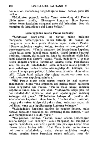 Banggai bible   new testament