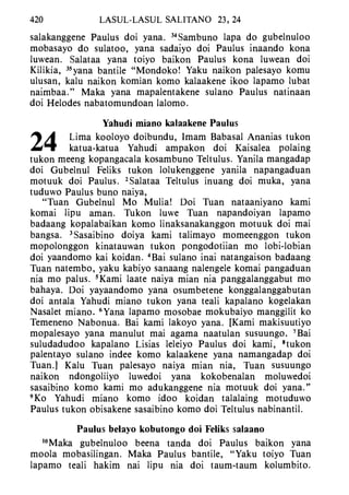 Banggai bible   new testament