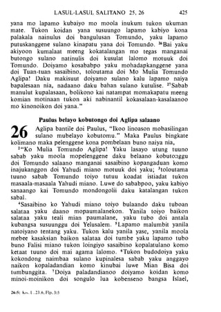 Banggai bible   new testament