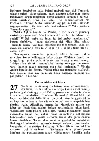 Banggai bible   new testament