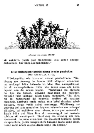 Banggai bible   new testament